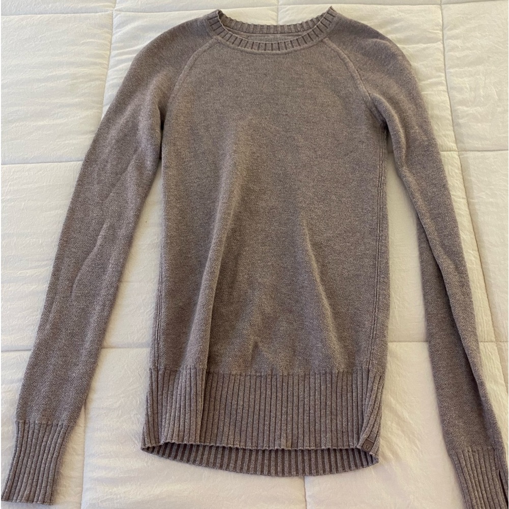 Lululemon Grey Purple Sweater